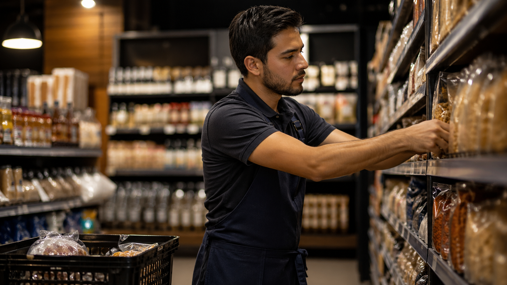 Retail store worker