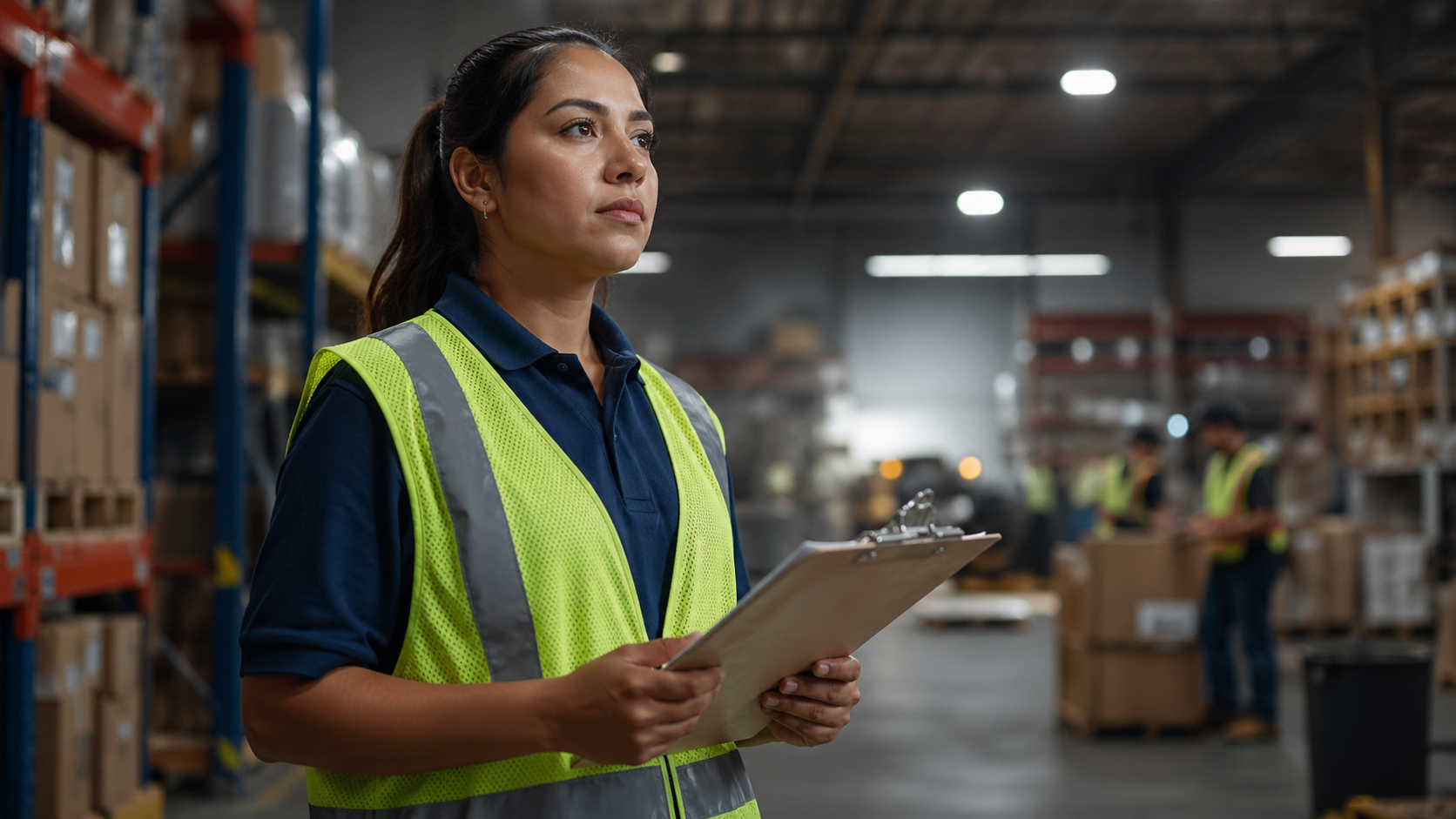Warehouse worker at a temp staffing agency